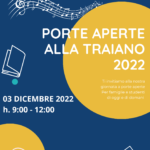 Open Day 3 dicembre 2022